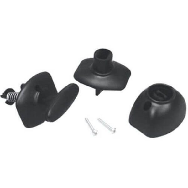 QR Barrell Door Retainer Black